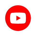 YouTube logo with red play button