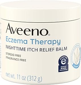 Aveeno Eczema Therapy Itch Relief Balm packaging.